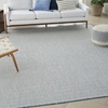 image:imageNourison Home Courtyard Ivory Silver 3 x 5 Oval Area Rug  Easy Clean Non Shedding Bed Room Living Room Dining Room Kitchen 3 x 5 OvalIvory Blue