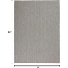 image:imageNourison Home Courtyard Ivory Silver 3 x 5 Oval Area Rug  Easy Clean Non Shedding Bed Room Living Room Dining Room Kitchen 3 x 5 OvalIvory Charcoal