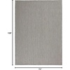 image:imageNourison Home Courtyard Ivory Silver 3 x 5 Oval Area Rug  Easy Clean Non Shedding Bed Room Living Room Dining Room Kitchen 3 x 5 OvalIvory Charcoal
