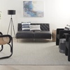 image:imageNourison Home Courtyard Ivory Silver 3 x 5 Oval Area Rug  Easy Clean Non Shedding Bed Room Living Room Dining Room Kitchen 3 x 5 OvalIvory Charcoal