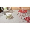 image:imageNourison Home Courtyard Ivory Silver 3 x 5 Oval Area Rug  Easy Clean Non Shedding Bed Room Living Room Dining Room Kitchen 3 x 5 OvalIvory Charcoal