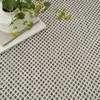 image:imageNourison Home Courtyard Ivory Silver 3 x 5 Oval Area Rug  Easy Clean Non Shedding Bed Room Living Room Dining Room Kitchen 3 x 5 OvalIvory Charcoal