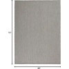image:imageNourison Home Courtyard Ivory Silver 3 x 5 Oval Area Rug  Easy Clean Non Shedding Bed Room Living Room Dining Room Kitchen 3 x 5 OvalIvory Charcoal
