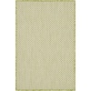 image:imageNourison Home Courtyard Ivory Silver 3 x 5 Oval Area Rug  Easy Clean Non Shedding Bed Room Living Room Dining Room Kitchen 3 x 5 OvalIvory Green