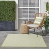 image:imageNourison Home Courtyard Ivory Silver 3 x 5 Oval Area Rug  Easy Clean Non Shedding Bed Room Living Room Dining Room Kitchen 3 x 5 OvalIvory Green
