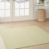 image:imageNourison Home Courtyard Ivory Silver 3 x 5 Oval Area Rug  Easy Clean Non Shedding Bed Room Living Room Dining Room Kitchen 3 x 5 OvalIvory Green