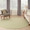 image:imageNourison Home Courtyard Ivory Silver 3 x 5 Oval Area Rug  Easy Clean Non Shedding Bed Room Living Room Dining Room Kitchen 3 x 5 OvalIvory Green