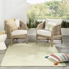 image:imageNourison Home Courtyard Ivory Silver 3 x 5 Oval Area Rug  Easy Clean Non Shedding Bed Room Living Room Dining Room Kitchen 3 x 5 OvalIvory Green