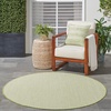 image:imageNourison Home Courtyard Ivory Silver 3 x 5 Oval Area Rug  Easy Clean Non Shedding Bed Room Living Room Dining Room Kitchen 3 x 5 OvalIvory Green