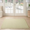 image:imageNourison Home Courtyard Ivory Silver 3 x 5 Oval Area Rug  Easy Clean Non Shedding Bed Room Living Room Dining Room Kitchen 3 x 5 OvalIvory Green