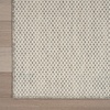 image:imageNourison Home Courtyard Ivory Silver 3 x 5 Oval Area Rug  Easy Clean Non Shedding Bed Room Living Room Dining Room Kitchen 3 x 5 OvalIvory Silver