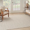 image:imageNourison Home Courtyard Ivory Silver 3 x 5 Oval Area Rug  Easy Clean Non Shedding Bed Room Living Room Dining Room Kitchen 3 x 5 OvalIvory Silver