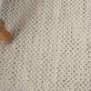 image:imageNourison Home Courtyard Ivory Silver 3 x 5 Oval Area Rug  Easy Clean Non Shedding Bed Room Living Room Dining Room Kitchen 3 x 5 OvalIvory Silver