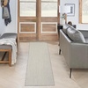image:imageNourison Home Courtyard Ivory Silver 3 x 5 Oval Area Rug  Easy Clean Non Shedding Bed Room Living Room Dining Room Kitchen 3 x 5 OvalIvory Silver