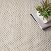 image:imageNourison Home Courtyard Ivory Silver 3 x 5 Oval Area Rug  Easy Clean Non Shedding Bed Room Living Room Dining Room Kitchen 3 x 5 OvalIvory Silver