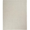 image:imageNourison Home Courtyard Ivory Silver 3 x 5 Oval Area Rug  Easy Clean Non Shedding Bed Room Living Room Dining Room Kitchen 3 x 5 OvalIvory Silver