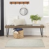 image:imageNourison Home Courtyard Ivory Silver 3 x 5 Oval Area Rug  Easy Clean Non Shedding Bed Room Living Room Dining Room Kitchen 3 x 5 OvalIvory Silver