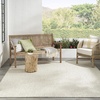 image:imageNourison Home Courtyard Ivory Silver 3 x 5 Oval Area Rug  Easy Clean Non Shedding Bed Room Living Room Dining Room Kitchen 3 x 5 OvalIvory Silver