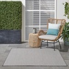 image:imageNourison Home Courtyard Ivory Silver 3 x 5 Oval Area Rug  Easy Clean Non Shedding Bed Room Living Room Dining Room Kitchen 3 x 5 OvalIvoryCharcoal