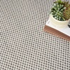 image:imageNourison Home Courtyard Ivory Silver 3 x 5 Oval Area Rug  Easy Clean Non Shedding Bed Room Living Room Dining Room Kitchen 3 x 5 OvalIvoryCharcoal