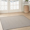 image:imageNourison Home Courtyard Ivory Silver 3 x 5 Oval Area Rug  Easy Clean Non Shedding Bed Room Living Room Dining Room Kitchen 3 x 5 OvalIvoryCharcoal