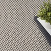 image:imageNourison Home Courtyard Ivory Silver 3 x 5 Oval Area Rug  Easy Clean Non Shedding Bed Room Living Room Dining Room Kitchen 3 x 5 OvalIvoryCharcoal