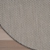 image:imageNourison Home Courtyard Ivory Silver 3 x 5 Oval Area Rug  Easy Clean Non Shedding Bed Room Living Room Dining Room Kitchen 3 x 5 OvalIvoryCharcoal