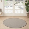 image:imageNourison Home Courtyard Ivory Silver 3 x 5 Oval Area Rug  Easy Clean Non Shedding Bed Room Living Room Dining Room Kitchen 3 x 5 OvalIvoryCharcoal