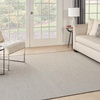 image:imageNourison Home Courtyard Ivory Silver 3 x 5 Oval Area Rug  Easy Clean Non Shedding Bed Room Living Room Dining Room Kitchen 3 x 5 OvalIvoryCharcoal