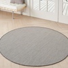 image:imageNourison Home Courtyard Ivory Silver 3 x 5 Oval Area Rug  Easy Clean Non Shedding Bed Room Living Room Dining Room Kitchen 3 x 5 OvalIvoryCharcoal