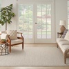 image:imageNourison Home Courtyard Ivory Silver 3 x 5 Oval Area Rug  Easy Clean Non Shedding Bed Room Living Room Dining Room Kitchen 3 x 5 OvalIvorySilver