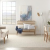 image:imageNourison Home Courtyard Ivory Silver 3 x 5 Oval Area Rug  Easy Clean Non Shedding Bed Room Living Room Dining Room Kitchen 3 x 5 OvalIvorySilver