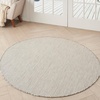 image:imageNourison Home Courtyard Ivory Silver 3 x 5 Oval Area Rug  Easy Clean Non Shedding Bed Room Living Room Dining Room Kitchen 3 x 5 OvalIvorySilver