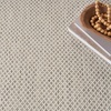 image:imageNourison Home Courtyard Ivory Silver 3 x 5 Oval Area Rug  Easy Clean Non Shedding Bed Room Living Room Dining Room Kitchen 3 x 5 OvalIvorySilver