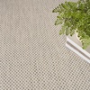 image:imageNourison Home Courtyard Ivory Silver 3 x 5 Oval Area Rug  Easy Clean Non Shedding Bed Room Living Room Dining Room Kitchen 3 x 5 OvalIvorySilver