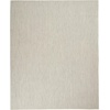 image:imageNourison Home Courtyard Ivory Silver 3 x 5 Oval Area Rug  Easy Clean Non Shedding Bed Room Living Room Dining Room Kitchen 3 x 5 OvalIvorySilver