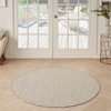 image:imageNourison Home Courtyard Ivory Silver 3 x 5 Oval Area Rug  Easy Clean Non Shedding Bed Room Living Room Dining Room Kitchen 3 x 5 OvalIvorySilver