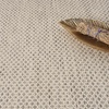 image:imageNourison Home Courtyard Ivory Silver 3 x 5 Oval Area Rug  Easy Clean Non Shedding Bed Room Living Room Dining Room Kitchen 3 x 5 OvalIvorySilver