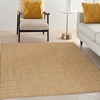 image:imageNourison Home Courtyard Ivory Silver 3 x 5 Oval Area Rug  Easy Clean Non Shedding Bed Room Living Room Dining Room Kitchen 3 x 5 OvalJute
