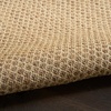 image:imageNourison Home Courtyard Ivory Silver 3 x 5 Oval Area Rug  Easy Clean Non Shedding Bed Room Living Room Dining Room Kitchen 3 x 5 OvalJute