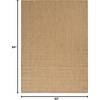 image:imageNourison Home Courtyard Ivory Silver 3 x 5 Oval Area Rug  Easy Clean Non Shedding Bed Room Living Room Dining Room Kitchen 3 x 5 OvalJute