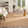 image:imageNourison Home Courtyard Ivory Silver 3 x 5 Oval Area Rug  Easy Clean Non Shedding Bed Room Living Room Dining Room Kitchen 3 x 5 OvalJute