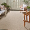 image:imageNourison Home Courtyard Ivory Silver 3 x 5 Oval Area Rug  Easy Clean Non Shedding Bed Room Living Room Dining Room Kitchen 3 x 5 OvalJute Ivory