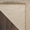 image:imageNourison Home Courtyard Ivory Silver 3 x 5 Oval Area Rug  Easy Clean Non Shedding Bed Room Living Room Dining Room Kitchen 3 x 5 OvalJute Ivory