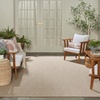 image:imageNourison Home Courtyard Ivory Silver 3 x 5 Oval Area Rug  Easy Clean Non Shedding Bed Room Living Room Dining Room Kitchen 3 x 5 OvalJute Ivory