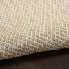 image:imageNourison Home Courtyard Ivory Silver 3 x 5 Oval Area Rug  Easy Clean Non Shedding Bed Room Living Room Dining Room Kitchen 3 x 5 OvalNatural