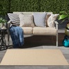 image:imageNourison Home Courtyard Ivory Silver 3 x 5 Oval Area Rug  Easy Clean Non Shedding Bed Room Living Room Dining Room Kitchen 3 x 5 OvalNatural