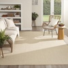 image:imageNourison Home Courtyard Ivory Silver 3 x 5 Oval Area Rug  Easy Clean Non Shedding Bed Room Living Room Dining Room Kitchen 3 x 5 OvalNatural
