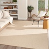 image:imageNourison Home Courtyard Ivory Silver 3 x 5 Oval Area Rug  Easy Clean Non Shedding Bed Room Living Room Dining Room Kitchen 3 x 5 OvalNatural