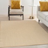 image:imageNourison Home Courtyard Ivory Silver 3 x 5 Oval Area Rug  Easy Clean Non Shedding Bed Room Living Room Dining Room Kitchen 3 x 5 OvalNatural